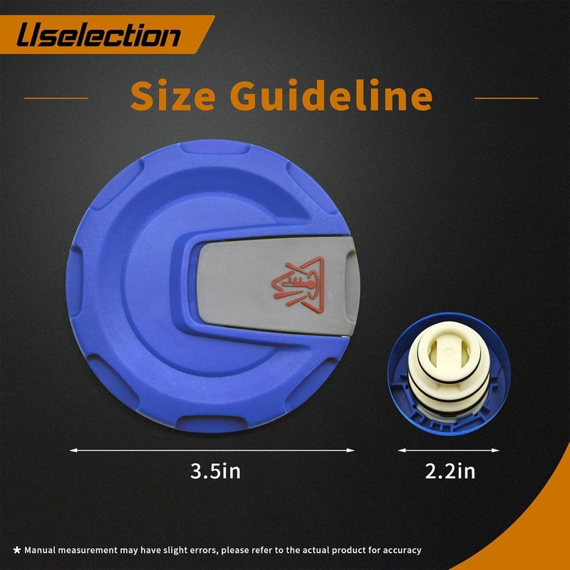 Uselection 4M0121321K Engine Coolant Reservoir Cap 1.4Bar Replacement for A4 A5 A6 A7 A8 S4 S5 Q5 Q7 Q8 RS4 RS5, Toureg, Porsche 4M0121321J - Image 3